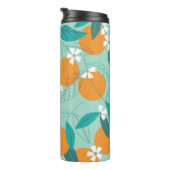 花が咲くオレ葉ンジ。イラストレーション タンブラー (回転右)