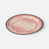 花が咲くサンゴの結婚式 ペーパープレート (アングル)