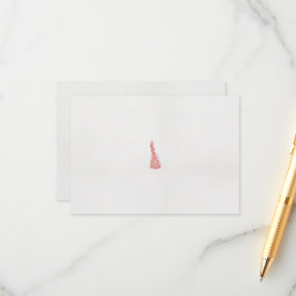 花が咲くスケッチ エンクロージャーカード