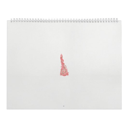 花が咲くスケッチ カレンダー (カバー)