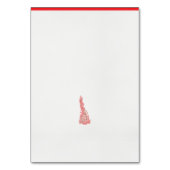 花が咲くスケッチ テーブルナンバー (裏面)