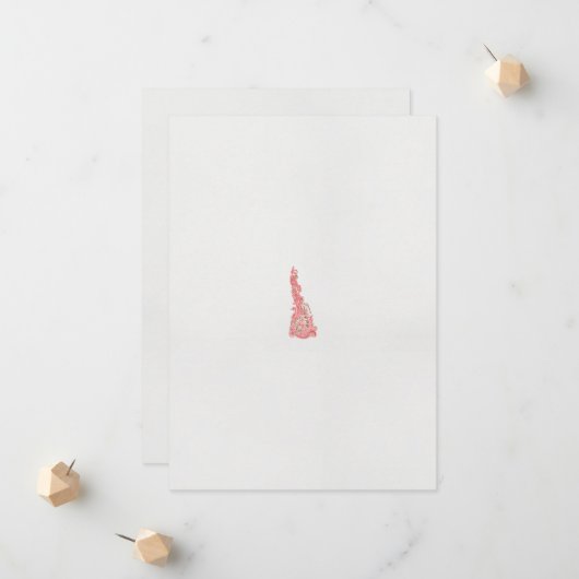 花が咲くスケッチ 案内状 (正面/裏面インサイチュ)