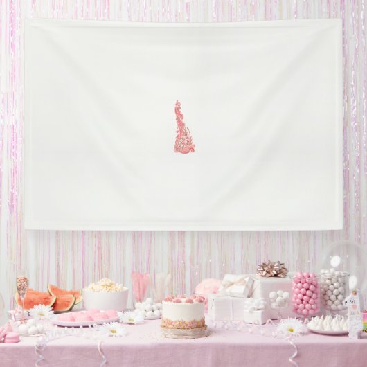 花が咲くスケッチ 横断幕 (パーティー)