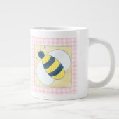 花が咲くハチの三匹 ジャンボコーヒーマグカップ (右)