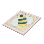 花が咲くハチの三匹 タイル (側面)