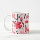 花が咲くマグアート|過去記事 コーヒーマグカップ (左)