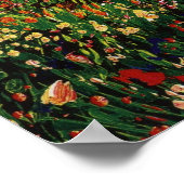 花が咲くレイニア山 ポスター (角)