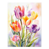 花が咲く夢のような風景 フォトプリント            (正面)