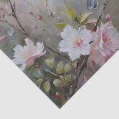 花が咲く小鳥が離れる 薄葉紙 (詳細)