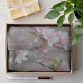 花が咲く小鳥が離れる 薄葉紙 (ギフト)