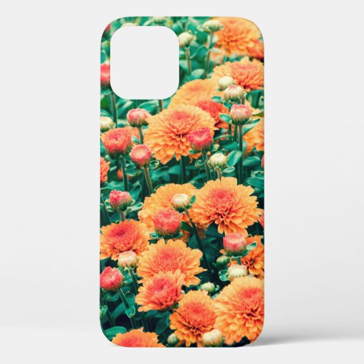花が咲く庭の秋、背景 Case-Mate iPhoneケース (裏面)