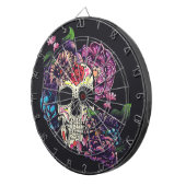 花が咲く死んだスカルの日 ダーツボード (正面右)