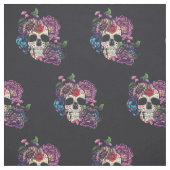花が咲く死んだスカルの日 ファブリック (見本)