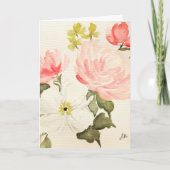 花が咲く母の日カード カード (正面)