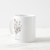 花が咲く水槽の上だ コーヒーマグカップ (正面左)