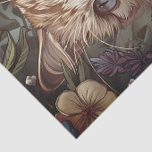 花が咲く美しい猫 薄葉紙 (詳細)