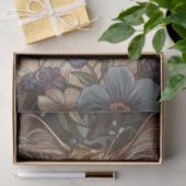 花が咲く美しい猫 薄葉紙 (ギフト)