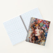 花が咲く美少女 ノートブック (内部)