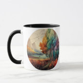 花が咲く茶碗 マグカップ (左)