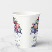 花が咲く赤ちゃんシャワー 紙コップ (右)