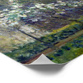 花が咲く野菜園 ポスター (角)