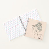 花が咲く顔 ノートブック (内部)