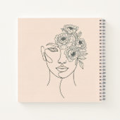 花が咲く顔 ノートブック (裏面)