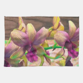 花が咲く キッチンタオル (横)