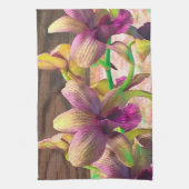 花が咲く キッチンタオル (縦)