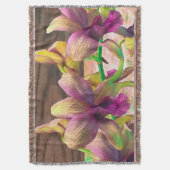 花が咲く スローブランケット (正面縦)