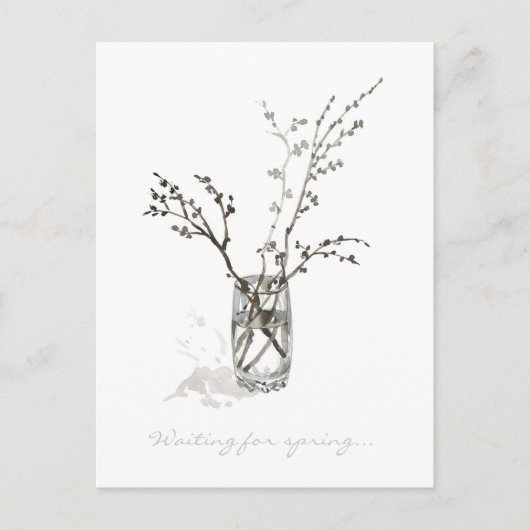 花が咲く ポストカード (正面)