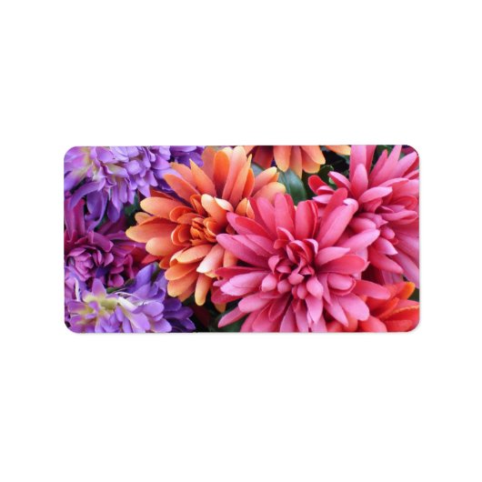 花が咲く ラベル (正面)