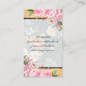 花が咲く 名刺 (裏面)