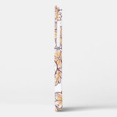 花が咲く。抽象芸術の優美さの継ぎ目のないパターン Case-Mate iPhoneケース (裏面 / 左)