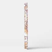 花が咲く。抽象芸術の優美さの継ぎ目のないパターン Case-Mate iPhoneケース (裏面 / 右)