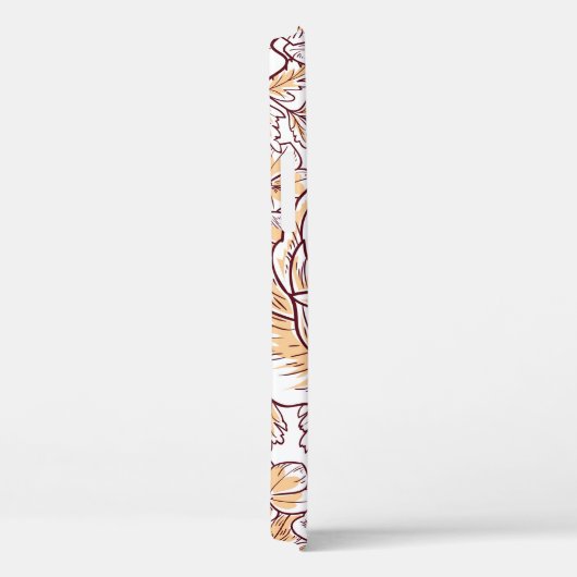 花が咲く。抽象芸術の優美さの継ぎ目のないパターン Case-Mate iPhoneケース (裏面 / 右)