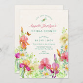 花が咲く 招待状 (正面/裏面)