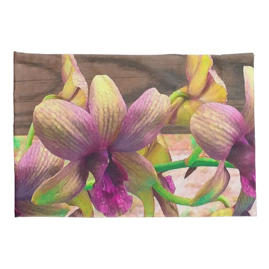 花が咲く 枕カバー (裏面-右)