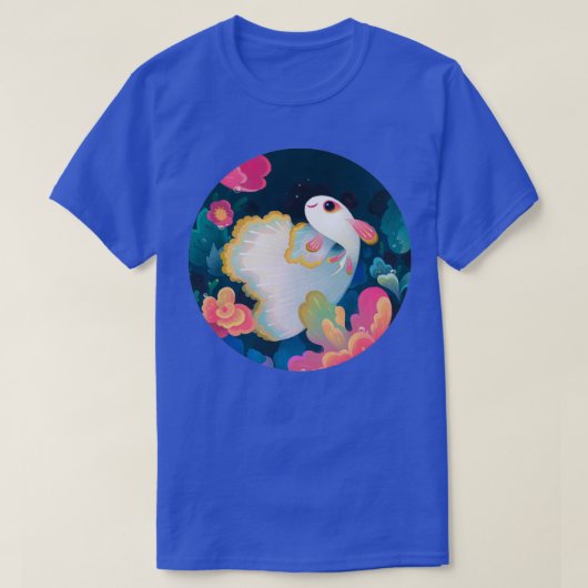 花が咲く Tシャツ (デザイン正面)