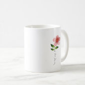 花が好き コーヒーマグカップ (正面右)