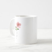 花が好き コーヒーマグカップ (正面左)
