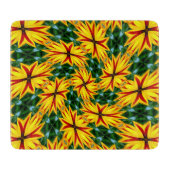 花が好ユニークき カッティングボード (正面)