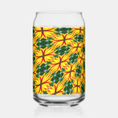 花が好ユニークき ガラス缶 (正面)