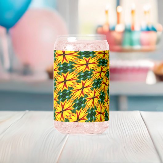 花が好ユニークき ガラス缶 (インサイチュ (ベビーシャワー))