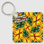 花が好ユニークき キーホルダー (正面)