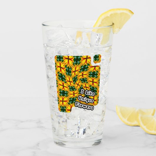 花が好ユニークき タンブラーグラス (アイス裏面)