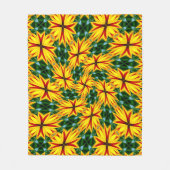 花が好ユニークき フリースブランケット (正面)