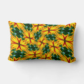 花が好ユニークき ランバークッション (裏面)