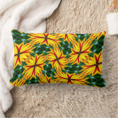 花が好ユニークき ランバークッション (ブランケット)