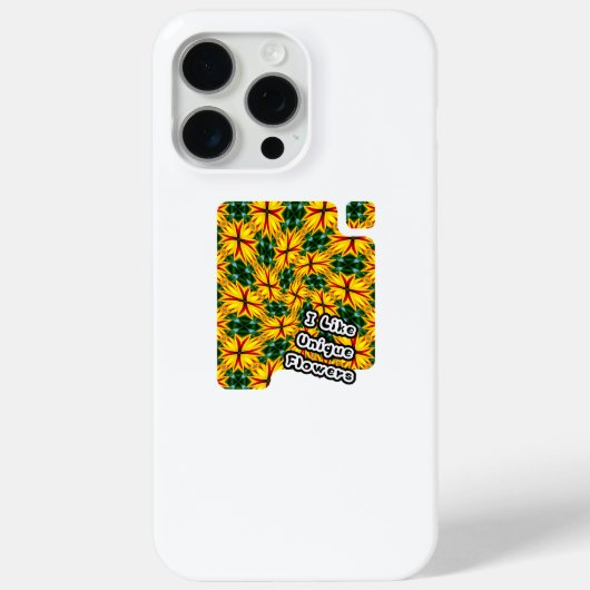花が好ユニークき Case-Mate iPhoneケース (裏面)